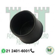 Ponteira externa de borracha preta