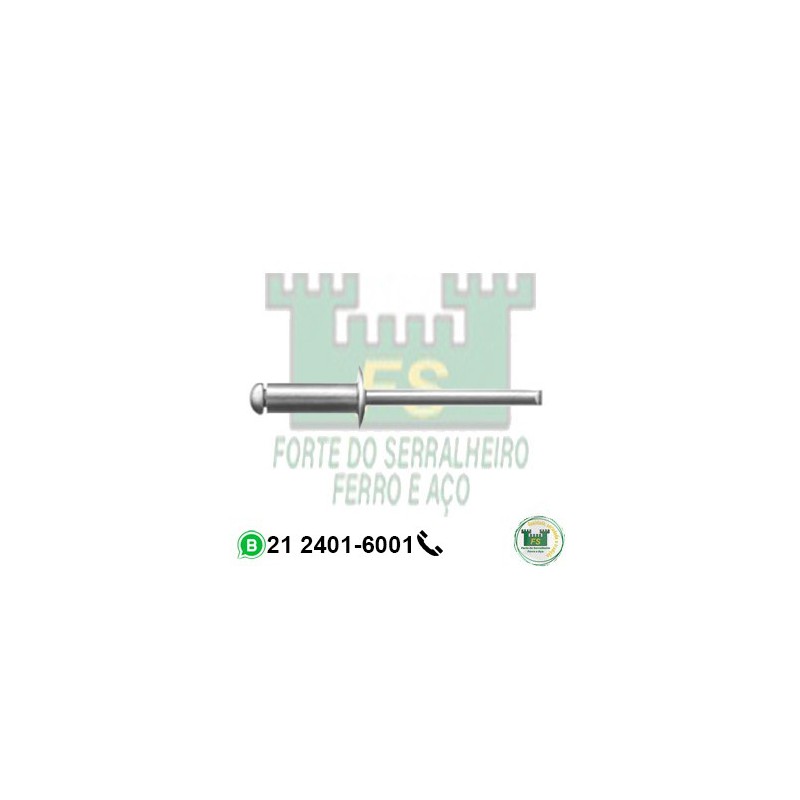 Rebite repuxo alumínio