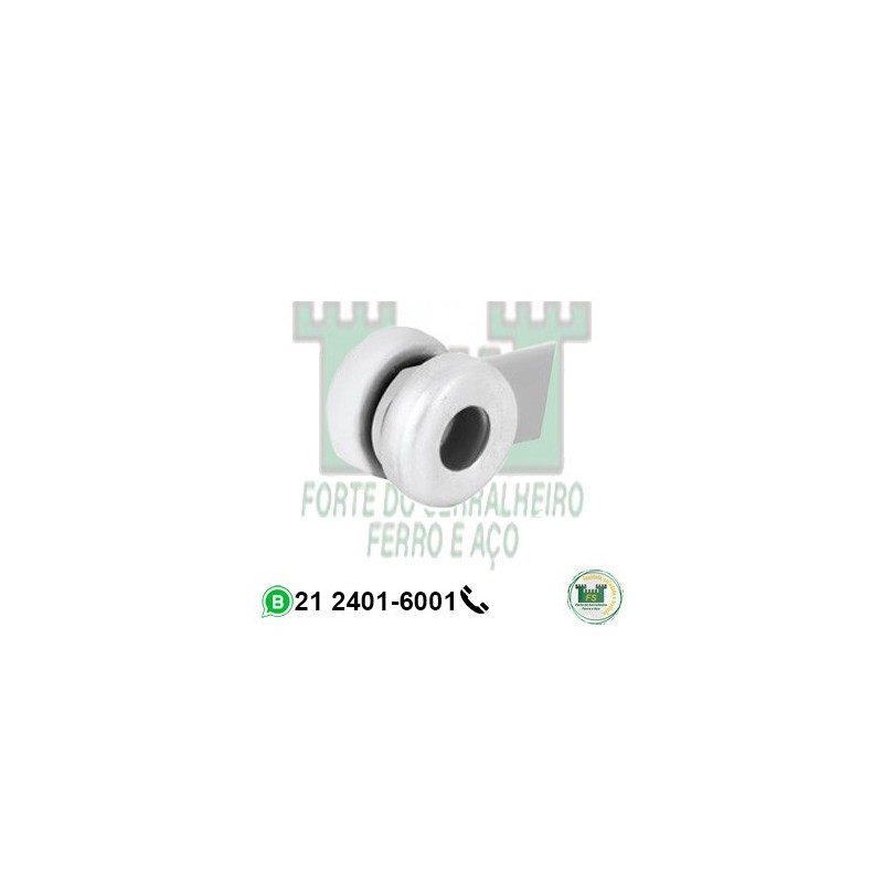 Rodízio 1" duplo COM castanha R10CD