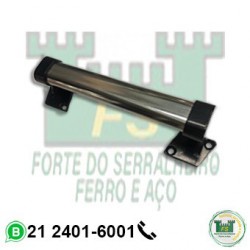 Puxador tubo inox preto