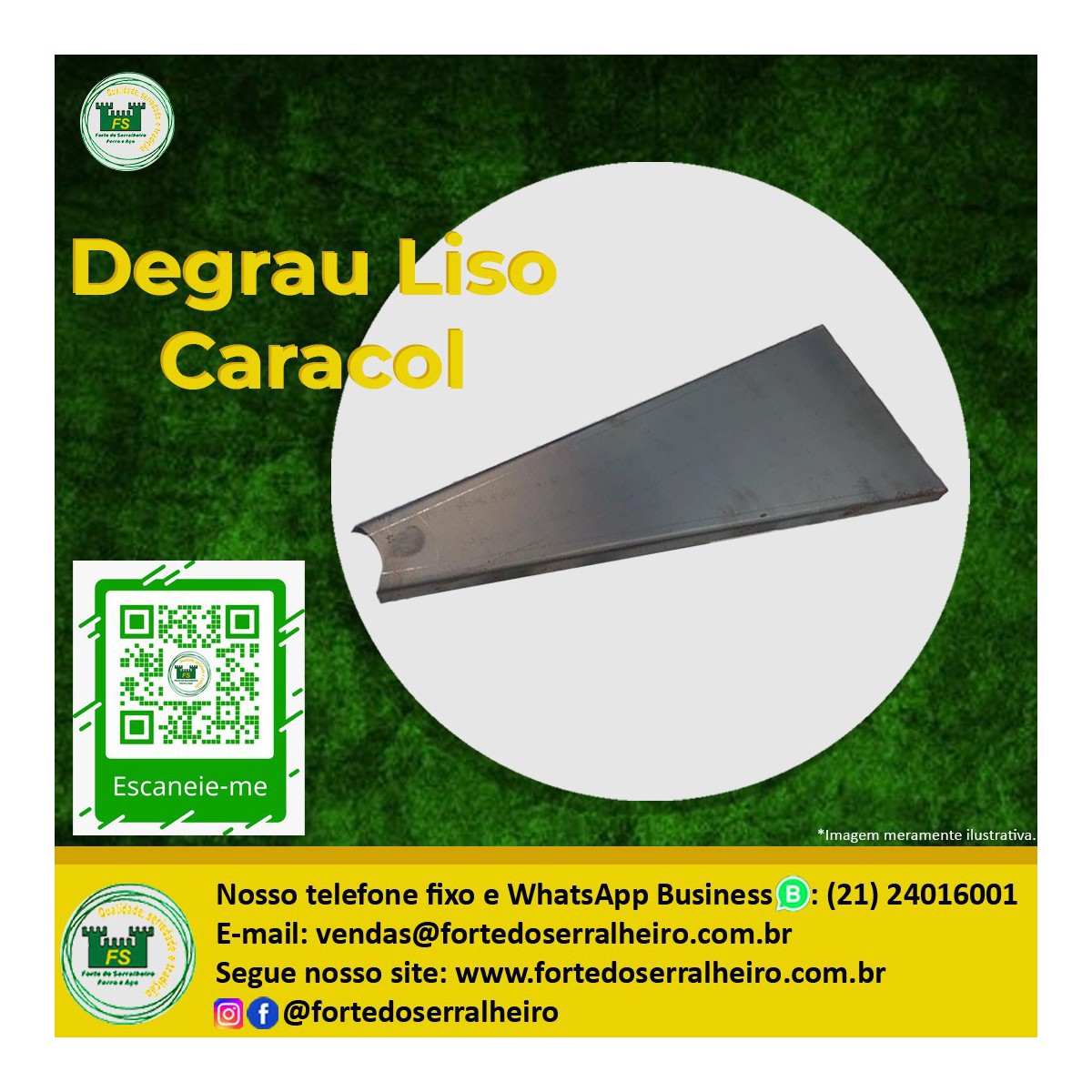 Degrau Liso Caracol