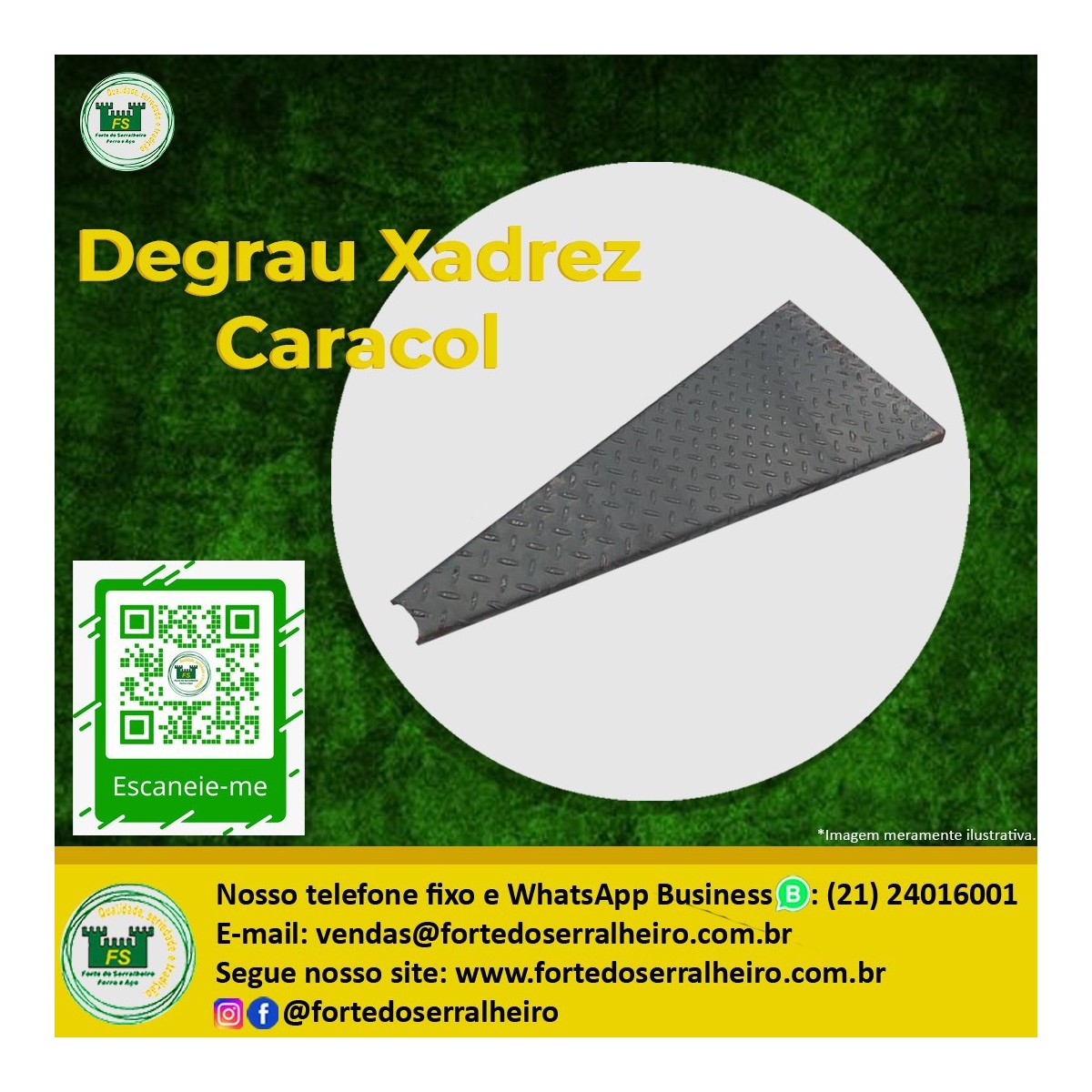 Degrau Xadrez Caracol