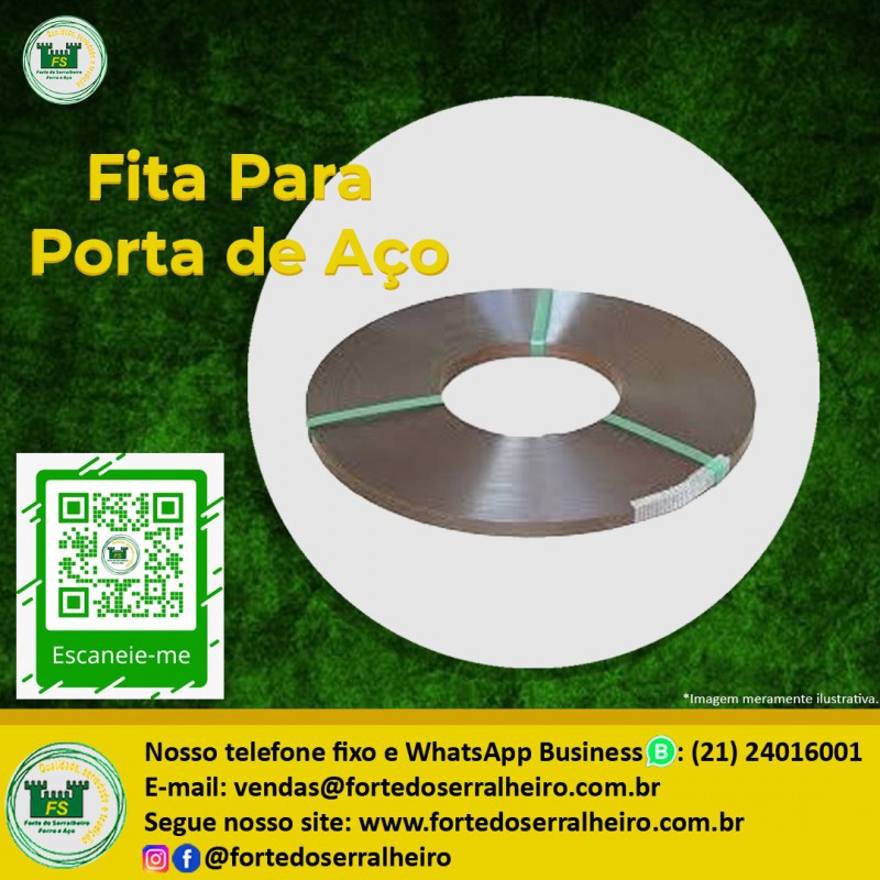 Fita Para Porta de Aço