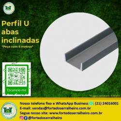 Perfil U Abas Inclinadas