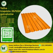 Telha Trapezoidal 25/1020 Galvalume