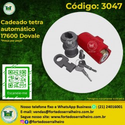 Cadeado tetra AUTOMÁTICO 17600 Dovale