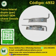 Trava lateral duplo (par) 87007 SEM chave Dovale