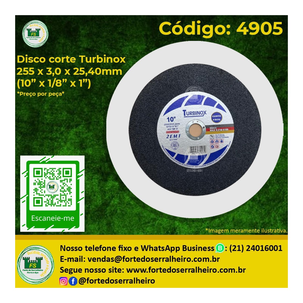 Disco corte Turbinox