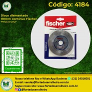 Disco diamantado 110mm contínuo Fischer