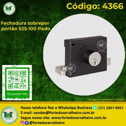 Fechadura sobrepor portão Soprano