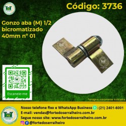 Gonzo com aba bicromatizado