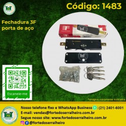 Fechadura 3F porta de aço