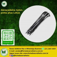 Abraçadeira nylon preta Lotus
