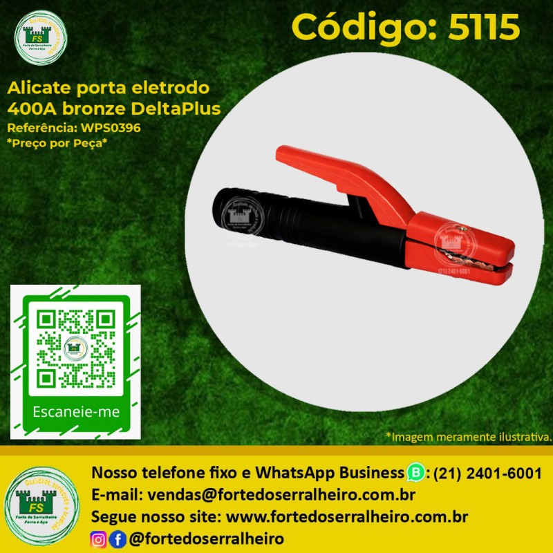 Alicate porta eletrodo DeltaPlus