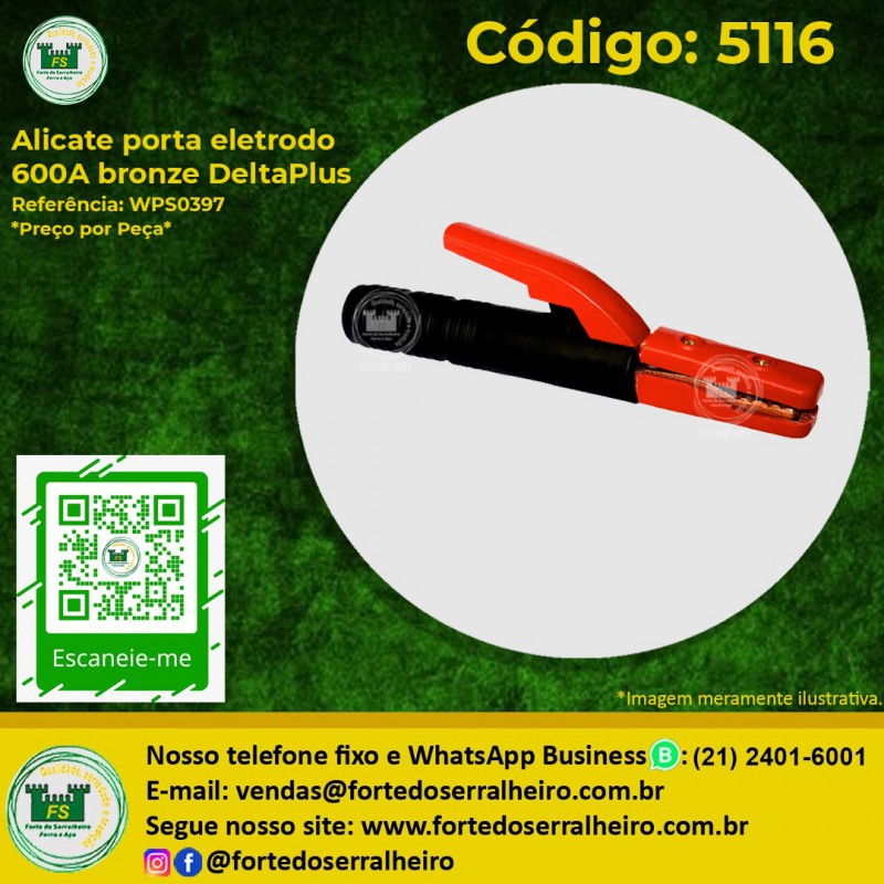 Alicate porta eletrodo DeltaPlus
