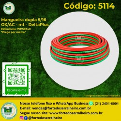 Mangueira dupla OX/AC DeltaPlus