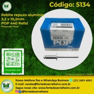Rebite repuxo alumínio POP Refal