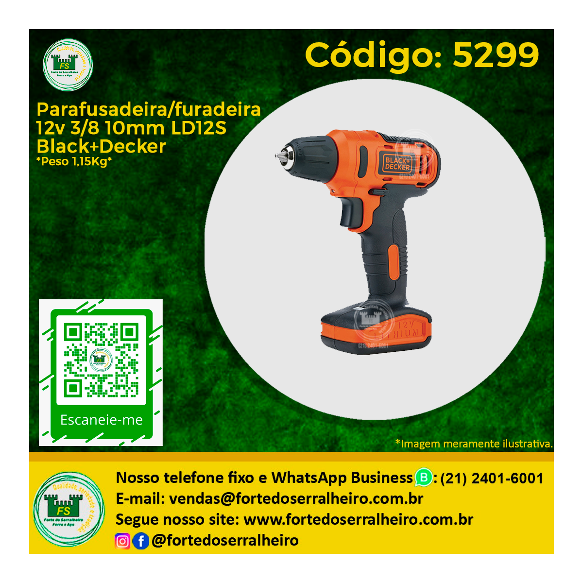 Parafusadeira furadeira Black+Decker