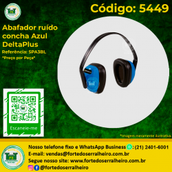 Abafador ruído concha azul DeltaPlus