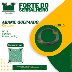 Arame recozido / Queimado