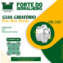 Guia giratório peão base...