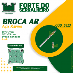 Broca Aço Rápido