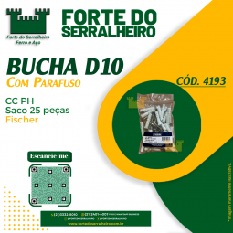Bucha D10 Saco 25 Peças...